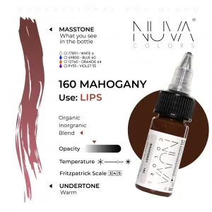 Nuva Colors – 160 Mahogany – 15ML (REACH 2023) - immagine 2