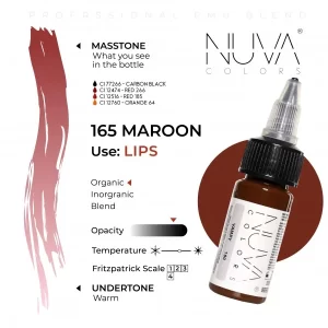 Nuva Colors – 165 Maroon – 15ML (REACH 2023) - immagine 2