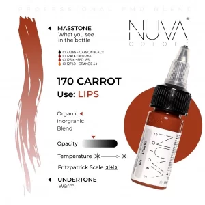 Nuva Colors – 170 Carrot – 15ML (REACH 2023) - immagine 2