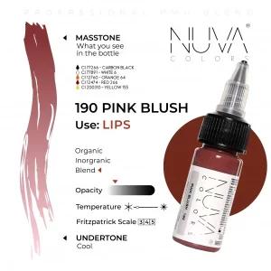 Nuva Colors – 190 Pink Blush – 15ML (REACH 2023) - immagine 2