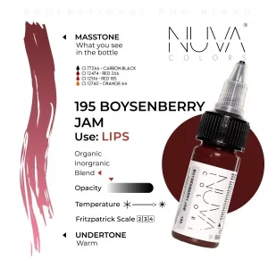 Nuva Colors – 195 Boysenberry Jam – 15ML (REACH 2023) - immagine 2