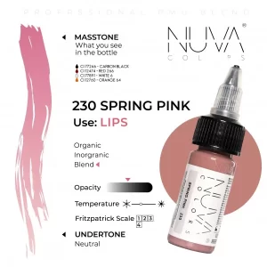 Nuva Colors – 230 Spring Pink – 15ML (REACH 2023) - immagine 2