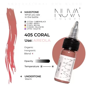 Nuva Colors – 405 Coral – 15ML (REACH 2023) - immagine 2
