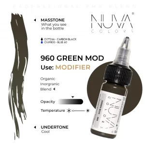 Nuva Colors – 960 Green Mod – 15ML (REACH 2023) - immagine 2