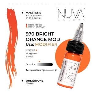 Nuva Colors – 970 Orange Mod – 15ML (REACH 2023) - immagine 2