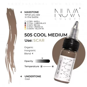 Nuva Colors – 505 Cool Medium – 15ML (REACH 2023) - immagine 2