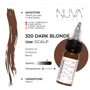 Nuva Colors – 320 Dark Blonde – 15ML (REACH 2023) - immagine 2
