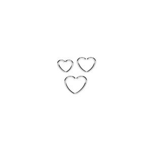 DAITH CUORE - TITANIO 1.0MM MEDIUM (CONFEZIONE DA 10)