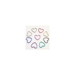 DAITH CUORE - TITANIO 1.0MM COLORATO (CONFEZIONE DA 10)