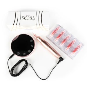 GLOVCON SONA PEN PINK + ALIMENTATORE SONA PINK - SET PER TRUCCO PERMANENTE